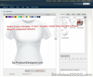 Magento T-Shirt Design Tool screenshot